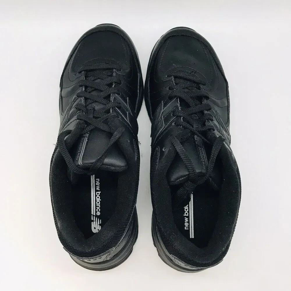 New Balance WW410BK Walking Shoes Women's 9.5 Black Lace Up Low Top Sneakers